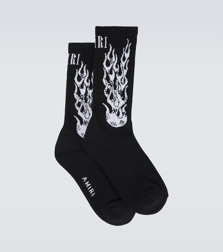 Calcetines de algodón con logo - Amiri - Modalova