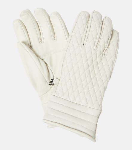 Athena quilted leather ski gloves - Fusalp - Modalova