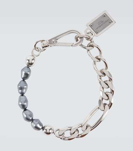 Beaded chainlink bracelet - Dolce&Gabbana - Modalova