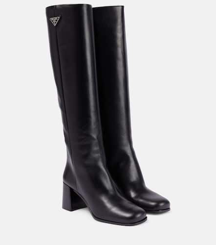 Prada Leather knee-high boots - Prada - Modalova