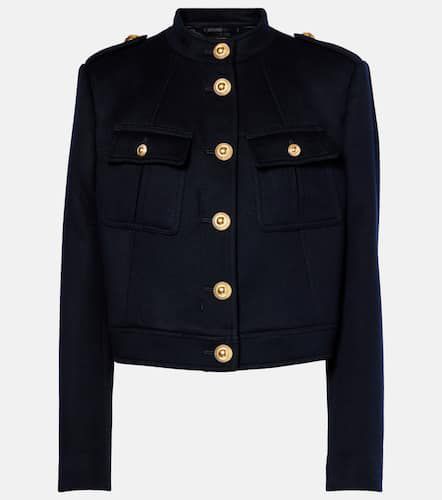 Chaqueta cropped de lana y cachemir - Tom Ford - Modalova