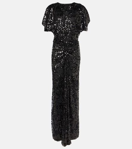 Sequined gathered gown - Victoria Beckham - Modalova