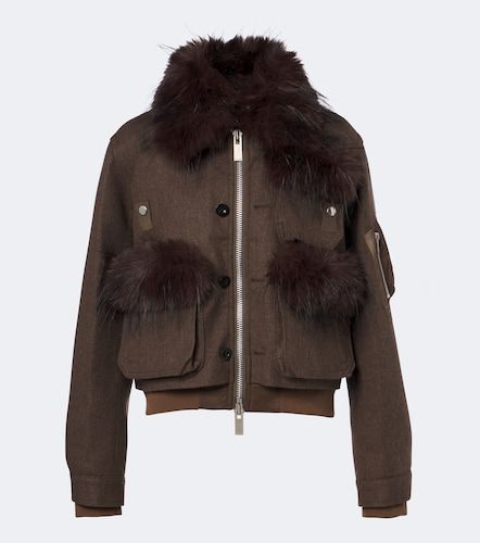 Sacai Wool blouson jacket - Sacai - Modalova