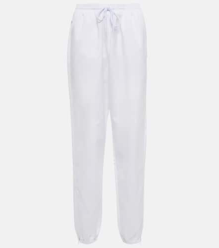 Zip-cuff high-rise sweatpants - Wardrobe.NYC - Modalova