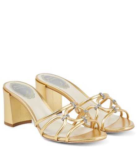 Clippy embellished leather sandals - Rene Caovilla - Modalova