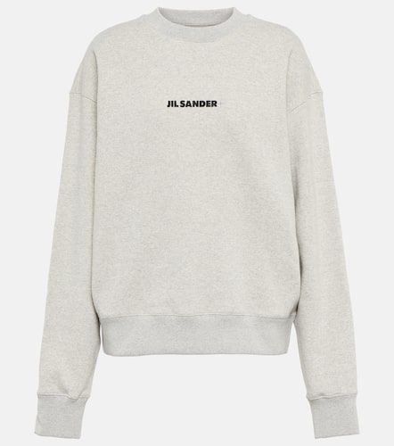 Jil Sander Logo cotton sweatshirt - Jil Sander - Modalova