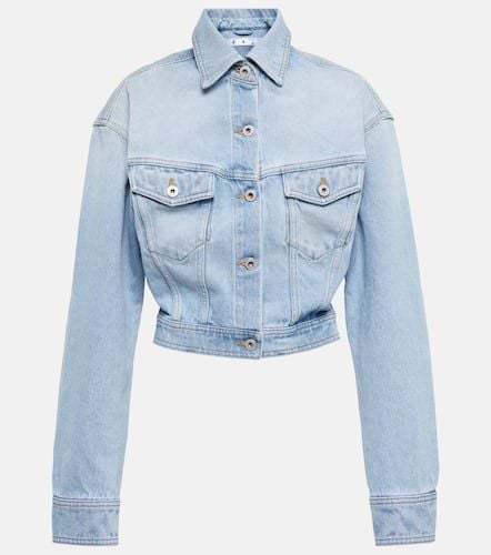 Toybox cropped denim jacket - Off-White - Modalova