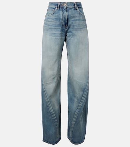 Jeans a vita alta con gamba a botte - Versace - Modalova