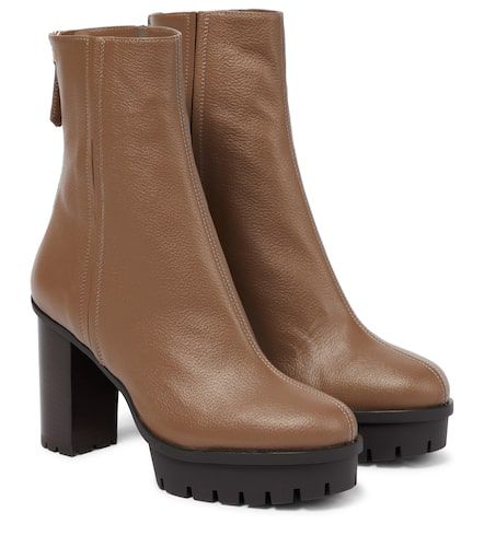 Ankle Boots Francoise 60 aus Leder - Aquazzura - Modalova