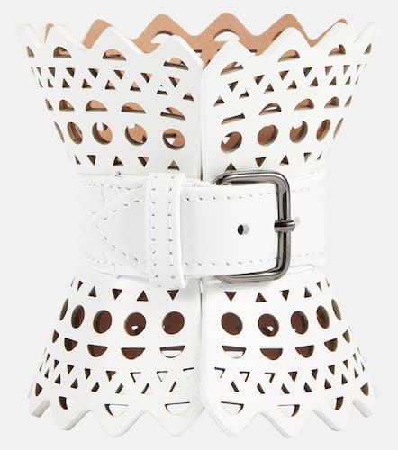 Alaia Vienne leather bracelet - Alaia - Modalova