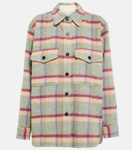 Faxon wool-blend shirt jacket - Marant Etoile - Modalova