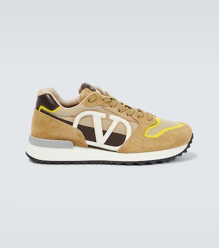 VLogo Pace leather-trimmed sneakers - Valentino Garavani - Modalova