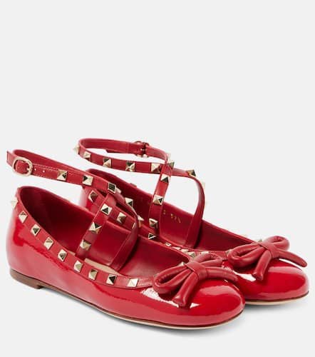 Ballerinas Rockstud aus Lackleder - Valentino Garavani - Modalova