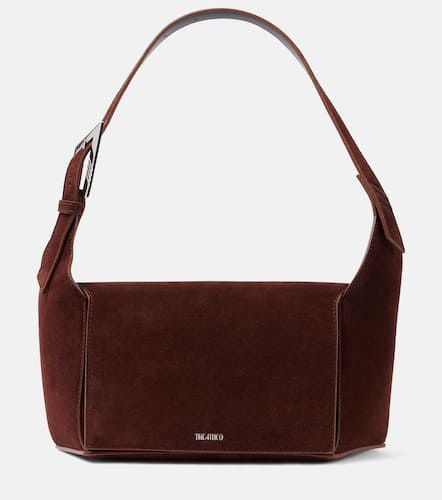 The Attico 7/7 suede shoulder bag - The Attico - Modalova