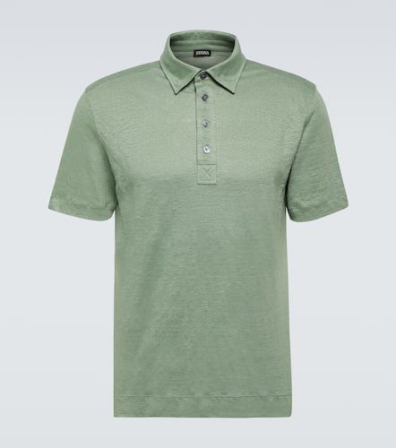 Zegna Linen polo shirt - Zegna - Modalova