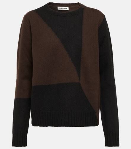 Intarsia virgin wool sweater - Jil Sander - Modalova