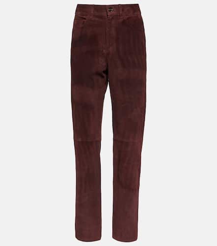 Blazé Milano Pantaloni Paso in suede a vita alta - Blaze Milano - Modalova