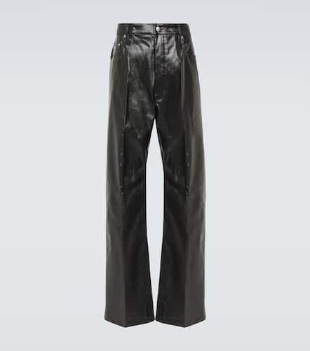 Jeans anchos Geth de denim revestido - Rick Owens - Modalova