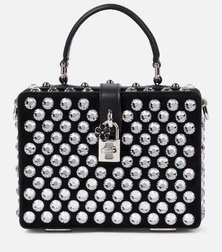 Dolce Box embellished leather bag - Dolce&Gabbana - Modalova