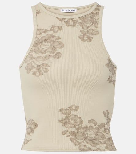 Top imprimé en coton mélangé - Acne Studios - Modalova