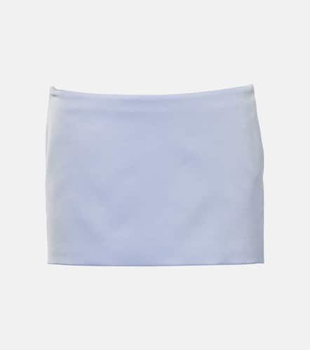 Low-rise satin crepe miniskirt - Alex Perry - Modalova
