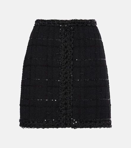 Minifalda de bouclé de mezcla de lana - Giambattista Valli - Modalova