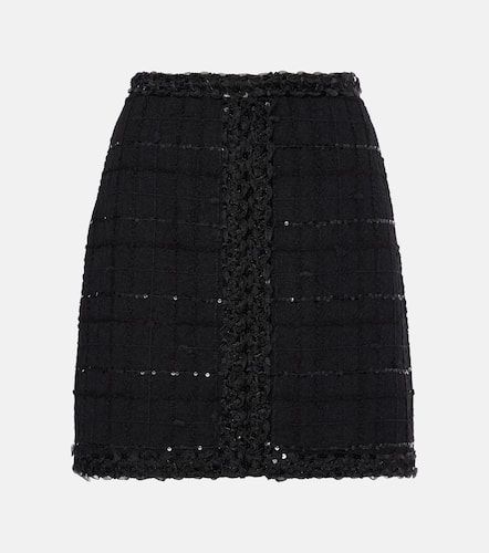 Sequined wool-blend bouclÃ© miniskirt - Giambattista Valli - Modalova