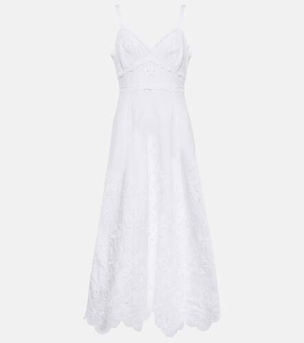 Broderie anglaise cotton-blend dress - Dolce&Gabbana - Modalova