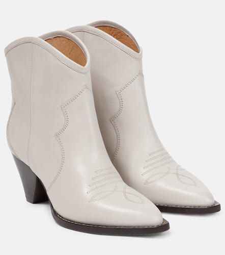 Darizo leather cowboy boots - Isabel Marant - Modalova