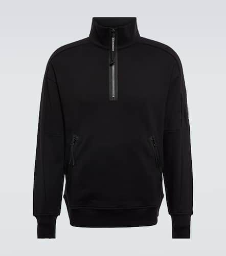 Zip turtleneck cotton sweatshirt - C.P. Company - Modalova