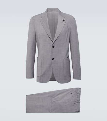 Single-breasted wool blend suit - Lardini - Modalova