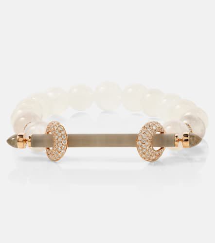 Chakra 18kt rose gold bracelet with gemstones - Ananya - Modalova