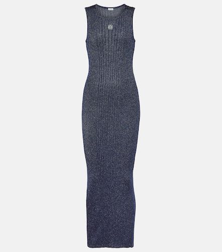 Anagram ribbed-knit midi dress - Loewe - Modalova