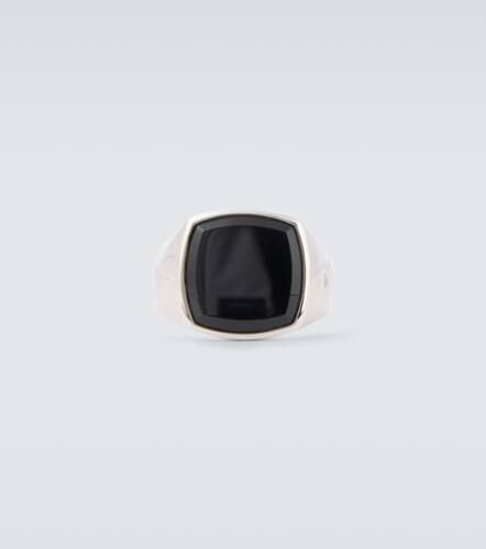 Ring Cushion Polished aus Sterlingsilber mit Onyx - Tom Wood - Modalova