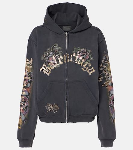 Kapuzenjacke Tacky Tattoo aus Baumwolle - Balenciaga - Modalova