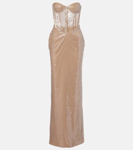 Robe bustier Tara à sequins - The New Arrivals Ilkyaz Ozel - Modalova