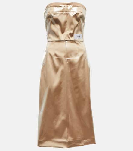 X Kim vestido midi fruncido - Dolce&Gabbana - Modalova
