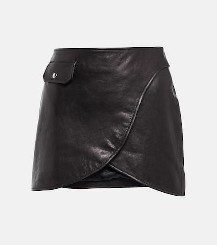 Khaite Otis leather miniskirt - Khaite - Modalova