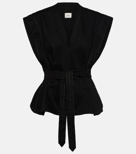 Top Chasuble en jean à ceinture - Lemaire - Modalova