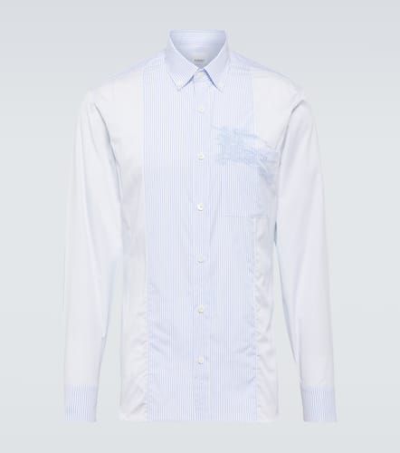 Camisa de algodón con Equestrian Knight - Burberry - Modalova