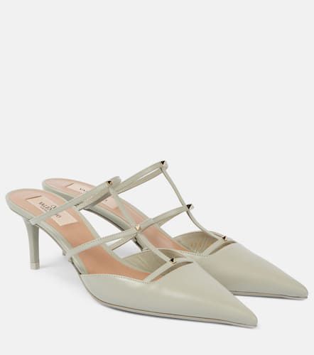 Mules Rockstud Wispy 60 aus Leder - Valentino Garavani - Modalova