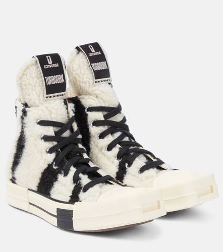 X Converse DRKSHDW TURBODRK teddy sneakers - Rick Owens - Modalova