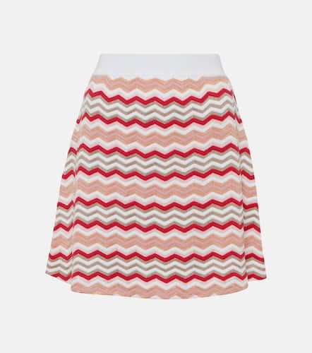 Zig Zag cotton-blend miniskirt - Missoni - Modalova