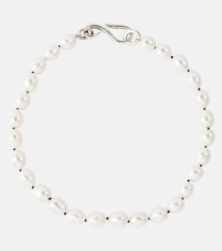 Deco Collar sterling silver necklace with pearls - Sophie Buhai - Modalova