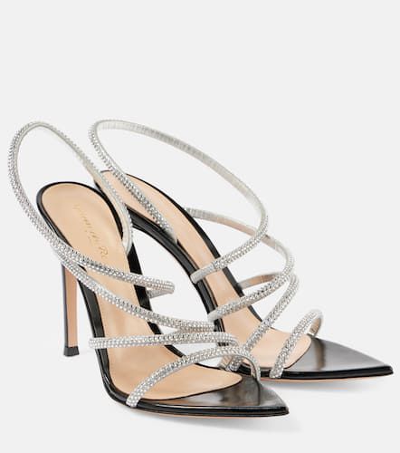 Crystal Ettie leather sandals - Gianvito Rossi - Modalova