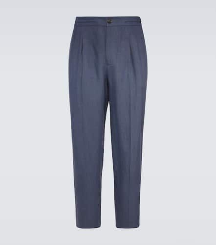 Pantaloni regular in lino - Brunello Cucinelli - Modalova