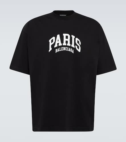 Cities Paris cotton jersey T-shirt - Balenciaga - Modalova