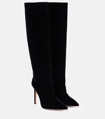 So Matignon 105 velvet knee-high boots - Aquazzura - Modalova