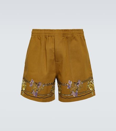 Bode Bestickte Shorts aus Baumwolle - Bode - Modalova