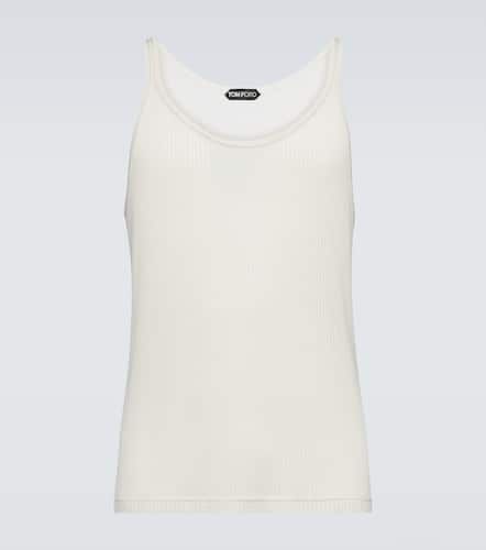 Tom Ford Tank top in seta pointelle - Tom Ford - Modalova